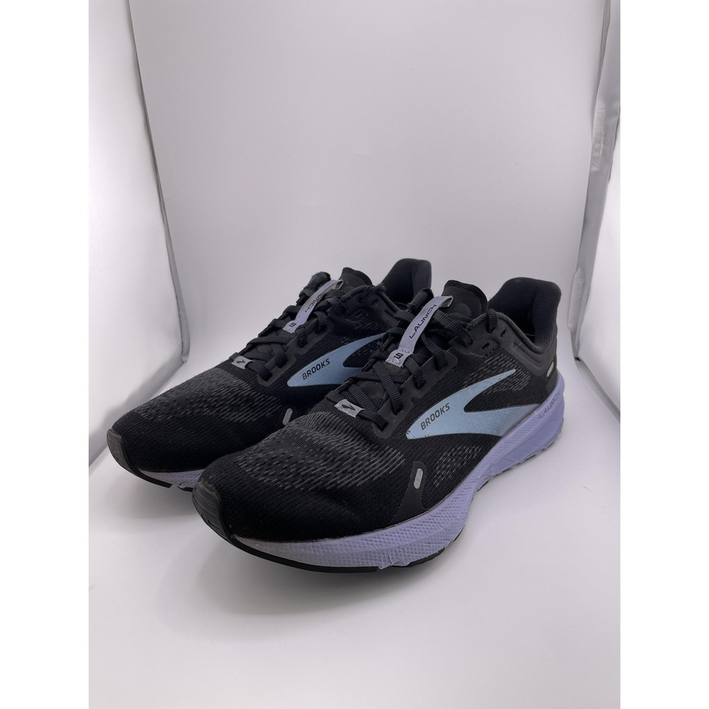 Brooks Launch Running Shoes Womens Size 10 Black Mesh Neutral Road 1203731B060